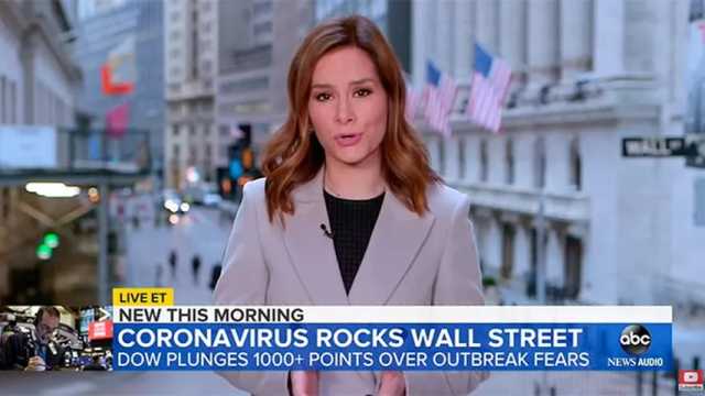 Wall Street, bajo el temor al impacto económico del coronavirus. (Foto: ABCnews) )