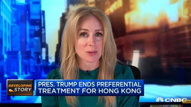 Trump ordena el fin del trato preferencial a Hong Kong. (Foto: CNBC)