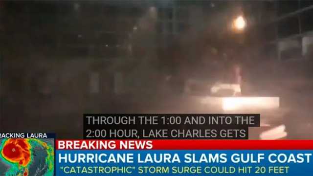 Laura tocó tierra con la máxima gravedad. (Foto: ABC News)